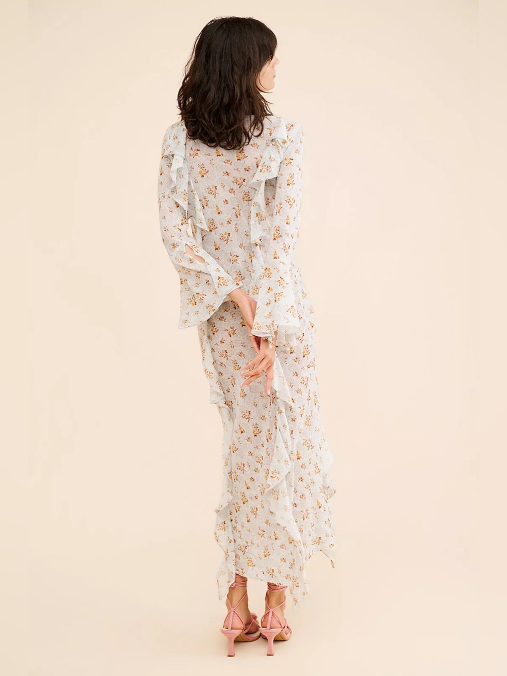 Spell & The Gypsy Fleur Frill Bias Maxi Dress - Picture 14 of 16